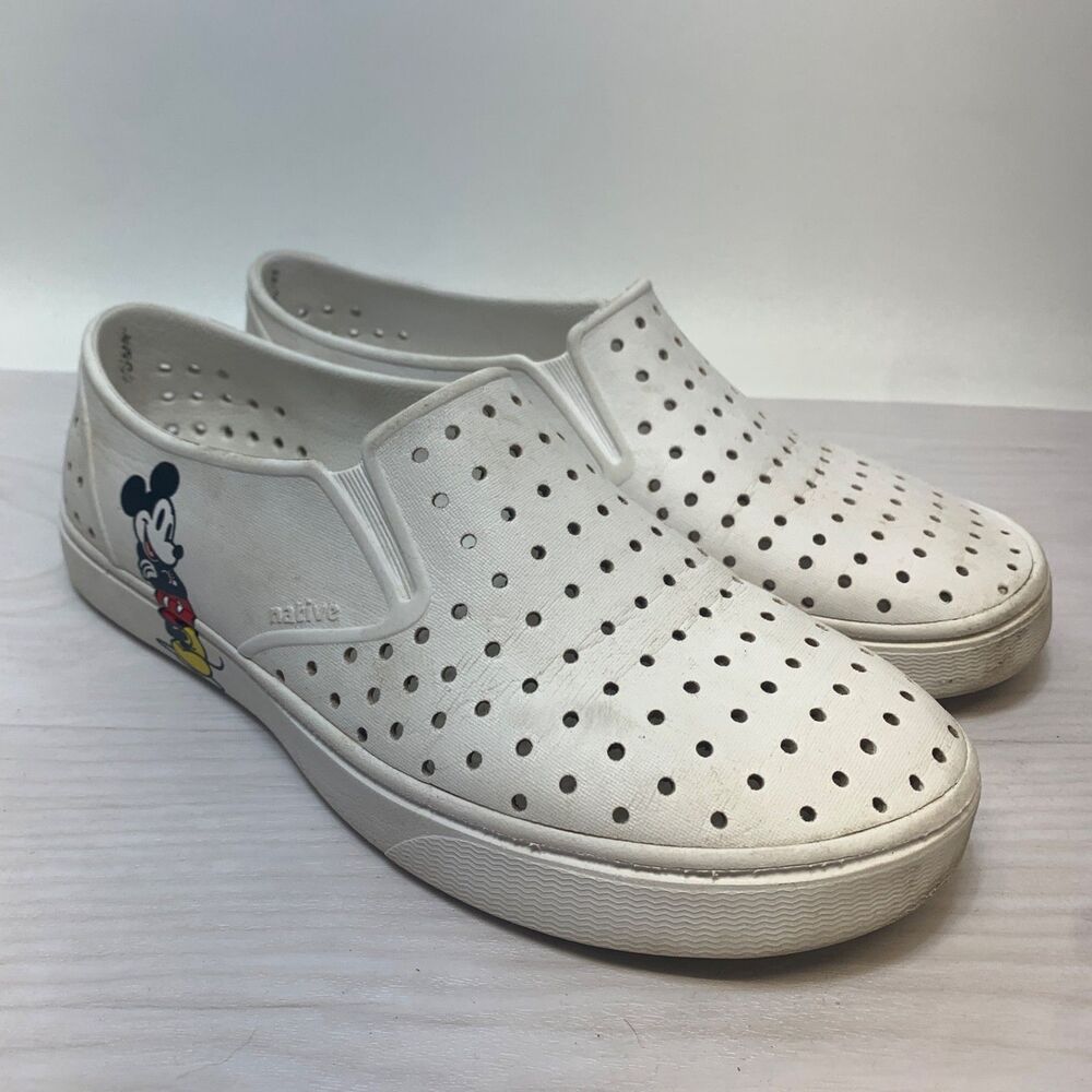 Native x Disney‎ Mickey Mouse Shoes Jefferson Slip-On  Womens Size 10 Mens 8